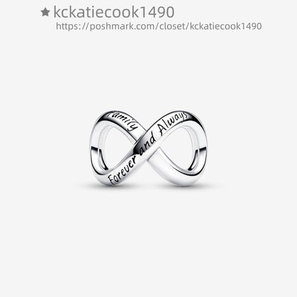 Pandora Forever & Always Infinity Charm|Pendant - Picture 1 of 2